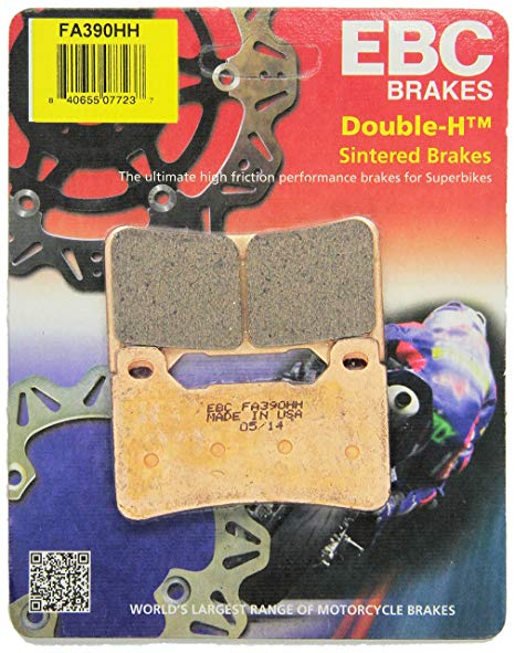 EBC Brakes Double-H Sintered Superbike Brake Pads Front - FA390HH EBC Brakes Double-H Sintered Superbike Brake Pads Front - FA390HH